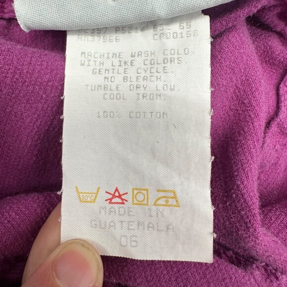 Vintage Womens Purple Shorts Jantzen 6 Petite 1980s Corduroy Pleated Pockets - Picture 5 of 6